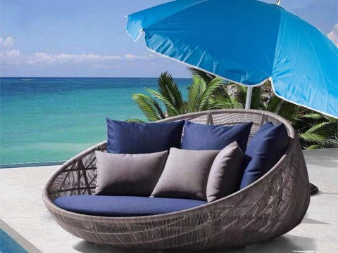 Parasol Plażowy Ogrodowy Balkonowy Duży XXl Z Filtrem UV 210cm Składany 14416