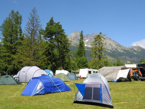 Namiot Turystyczny Iglo 4 Osobowy Z Baldachimem 200x200cm 14421