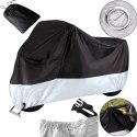 Pokrowiec Na Rower Motor Wodoodporny UV Srebrny 215x130cm 10174_XL_S
