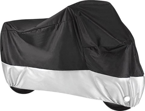 Pokrowiec Na Rower Motor Wodoodporny UV Srebrny 215x130cm 10174_XL_S