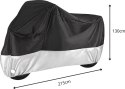 Pokrowiec Na Rower Motor Wodoodporny UV Srebrny 215x130cm 10174_XL_S