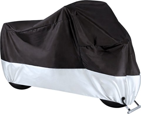 Pokrowiec Na Rower Motor Wodoodporny UV Srebrny 215x130cm 10174_XL_S