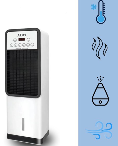 Klimator i Grzejnik 4w1 Nawilżacz Oczyszczacz Powietrza 1800W ADM 546