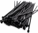 PAKO Opaski Zaciskowe Trytki 3,6 x 200 mm - 100 szt. Czarne Odporne Na UV