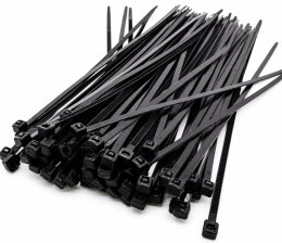 PAKO Opaski Zaciskowe Trytki 3,6 x 200 mm - 100 szt. Czarne Odporne Na UV