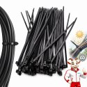 PAKO Opaski Zaciskowe Trytki 3,6 x 200 mm - 100 szt. Czarne Odporne Na UV