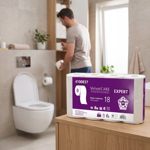 Papier Toaletowy VELVET CARE Professional Expert 3W 18m - 32 Rolki