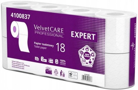 Papier Toaletowy VELVET CARE Professional Expert 3W 18m - 64 Rolki