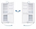Lodówka Lodówko Zamrażarka Chłodziarka 145cm 162L Biała 41dB Low Frost