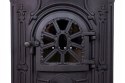 Piec wolnostojący żeliwny INGRID 9kW + Zestaw Rur CZARNY 9kW Ø120 na drewno ECO