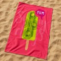 Ręcznik plażowy, na basen YUM, różowy, lód KIWI 150x70 REC54WZ8