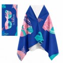 Ręcznik plażowy, na basen niebieski HELLO SUMMER 150x70 REC54WZ9