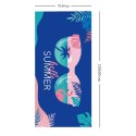 Ręcznik plażowy, na basen niebieski HELLO SUMMER 150x70 REC54WZ9