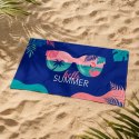 Ręcznik plażowy, na basen niebieski HELLO SUMMER 150x70 REC54WZ9