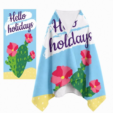 Ręcznik plażowy prostokątny HELLO HOLIDAYS 150x70 REC54WZ2
