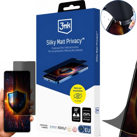 Folia Matowa Prywatyzująca Sony Xperia 1 V - 3mk Silky Matt Privacy