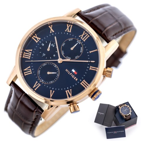 ZEGAREK MĘSKI TOMMY HILFIGER 1791399 KANE (zf045b) + BOX
