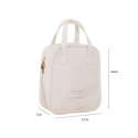 Kosmetyczka organizer na kosmetyki z rączką 17x7x19cm różowa KS128R