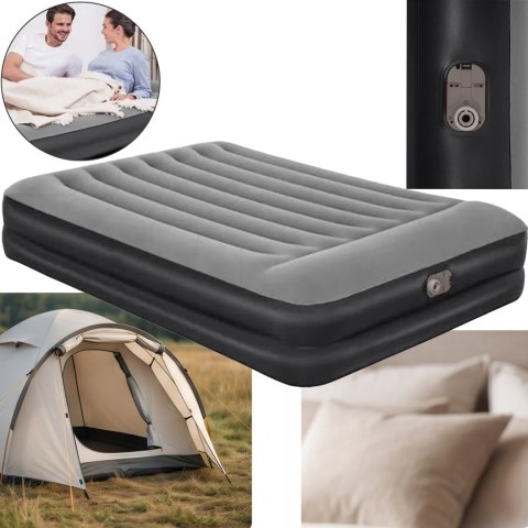 Materac Dmuchany Z Wbudowaną Pompką 203x152x46cm BESTWAY 67403