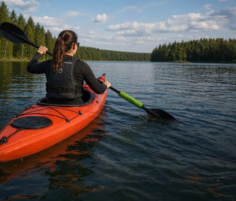 Pływak Do Wiosła SUP 33 cm Zielony Trizand 27777