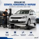 Bituxx 2x hydrauliczne najazdy samochodowe 2000 kg z podnośnikiem rampy serwisowe do auta