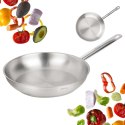 PATELNIA ZE STALI NIERDZEWNEJ 21CT 28cm KINGHOFF KH-2020