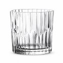 Zestaw 6 szt szklanek ryflowanych do kawy, whisky, grube szkło 300ml SZK225ZESTAW6