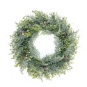 Wianek ozdobny na drzwi, stroik, sztuczna choina jak żywa - średnica 38 cm WSN24
