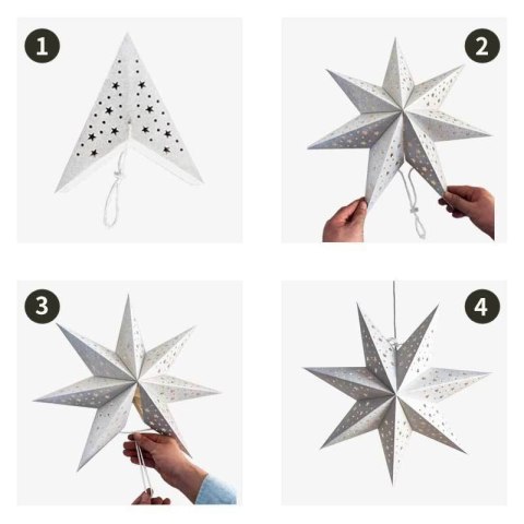 GWIAZDA PAPIEROWA ŚWIĄTECZNA AŻUROWA welurowa bordowa 35 cm WITRAŻ 3D WG18