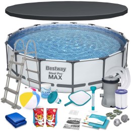 Basen ogrodowy stelażowy 457 x 107 cm 18w1 Bestway 56488