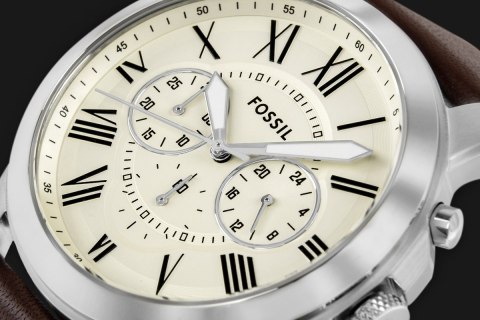 Zegarek Męski FOSSIL Grant Leather FS4735 + BOX