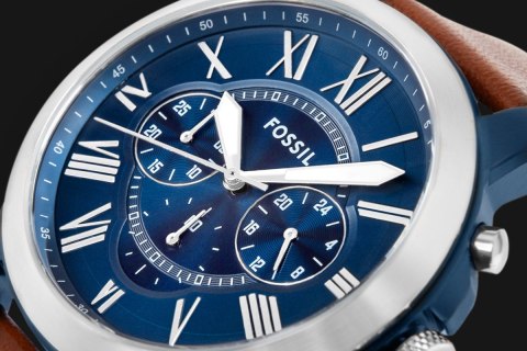 Zegarek Męski FOSSIL Grant Leather FS5151 + BOX