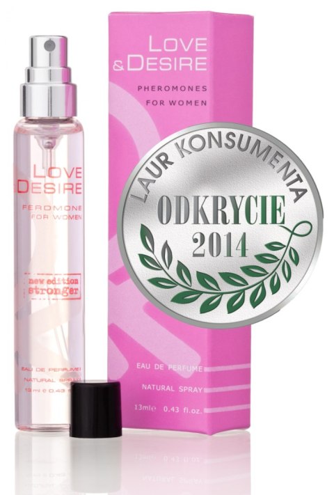 EROTYCZNE PERFUMY Z FEROMONAMI DLA KOBIET NR1 LOVE & DESIRE 15ml