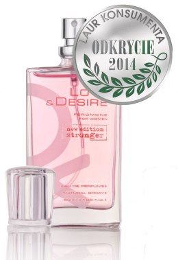 EROTYCZNE PERFUMY Z FEROMONAMI DLA KOBIET NR1 LOVE & DESIRE 50