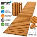 ŚCIEŻKA OGRODOWA Z DRZEWA CEDROWEGO 250CM X 43CM BITUXX ZWIJANA DO OGRODU DRÓŻKA