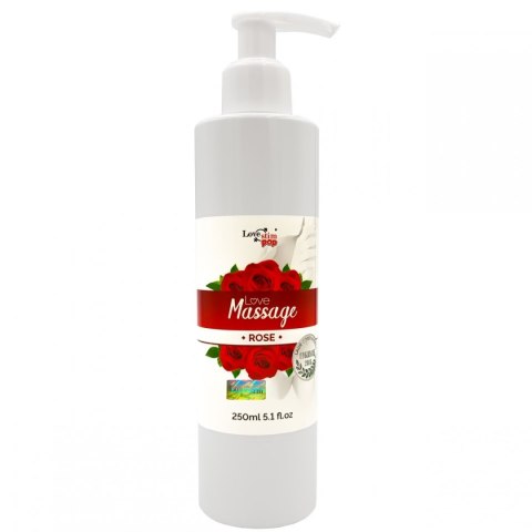 Żel do masażu i lubrykant w jednym Różany zapach 250ml