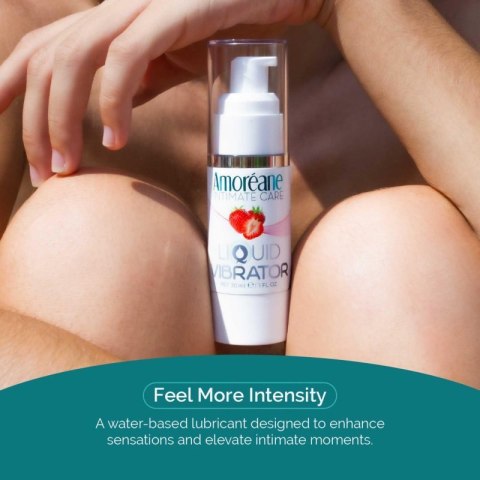 Żel/sprej-Liquid Vibrator Strawberry 30ml.