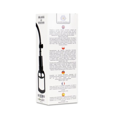 Pompka-Powerpump MAX Vibrating - Black&Clear
