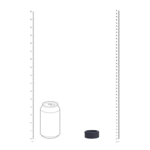 Liquid Silicone Ball Strap - S - 34mm - Black