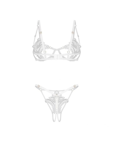 Luise Sublim White komplet 2-częściowy otwarty L/XL