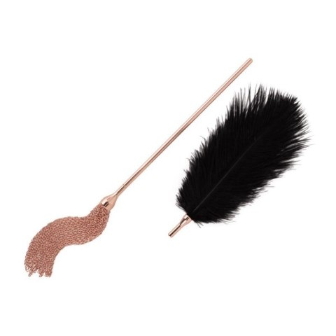 Rosy Gold - Feather Tickler & Whip - Rosegold