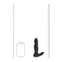 Vibrating and Thrusting Silicone Prostate Massager - Black