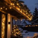 Zewnętrzne/ wewnętrzne lampki choinkowe drucik 1000 LED 100m, ciepłe białe LAMP49