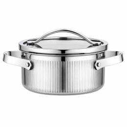 GARNEK STALOWY Z POKRYWĄ 16cm 1,5L VCASA VC-90122 VELORA