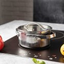 GARNEK STALOWY Z POKRYWĄ 16cm 1,5L VCASA VC-90122 VELORA