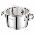 GARNEK STALOWY Z POKRYWĄ 16cm 1,6L VCASA VC-90102 SIERRA