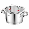 GARNEK STALOWY Z POKRYWĄ 18cm 2.2L VCASA VC-90103 SIERRA