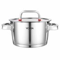 GARNEK STALOWY Z POKRYWĄ 18cm 2.2L VCASA VC-90103 SIERRA