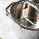 GARNEK STALOWY Z POKRYWĄ 18cm 2.2L VCASA VC-90103 SIERRA