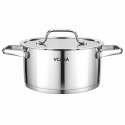 GARNEK STALOWY Z POKRYWĄ 18cm 2.6L VCASA VC-901113 AMARA